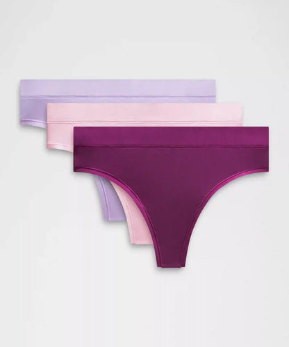 UnderEase High-Rise Thong Underwear *3 Pack