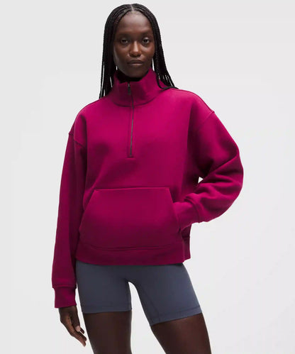 Women's Steady State SuperLoft Funnel-Neck Half Zip