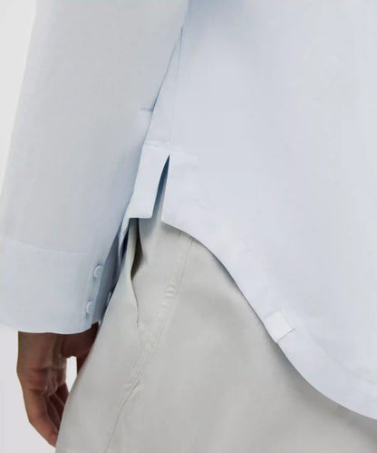 Long Button-Front Shirt
