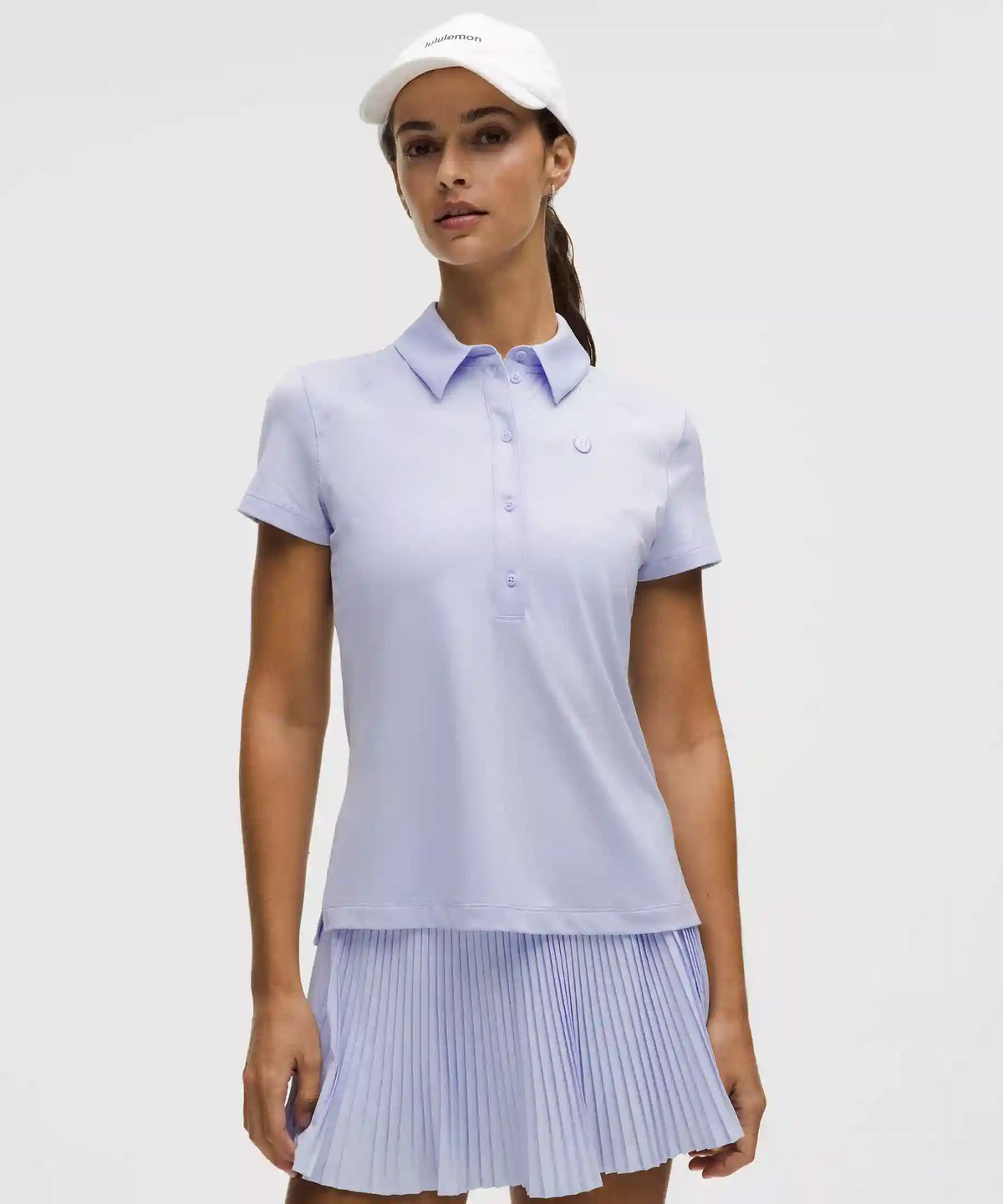 Quick-Dry Short-Sleeve Polo Shirt Straight Hem *Logo