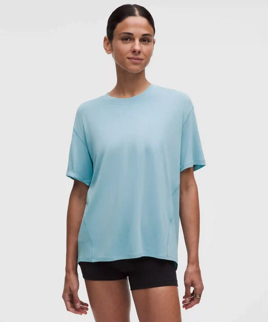 SilkyAppeal Tie-Back Short-Sleeve Shirt