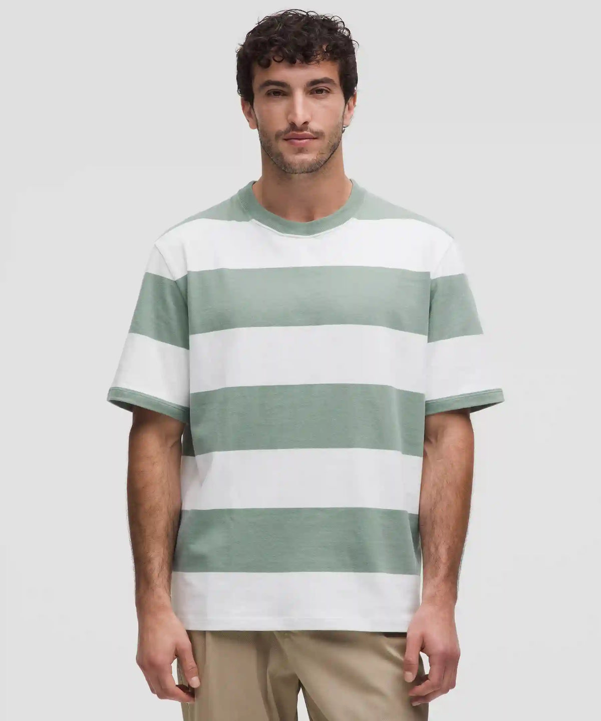 Heavyweight Cotton Jersey T-Shirt *Stripe