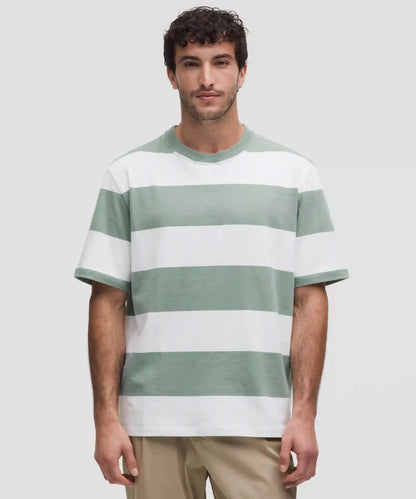 Heavyweight Cotton Jersey T-Shirt *Stripe