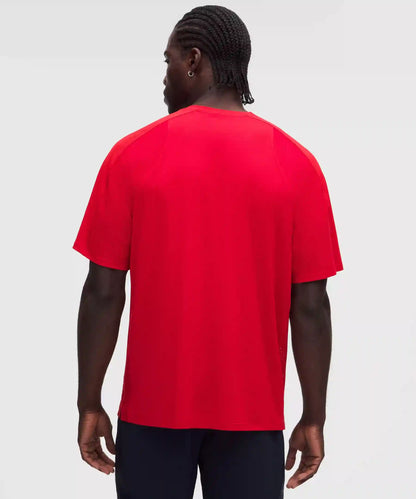 UV-Protective Mesh Panelled Tennis Shirt