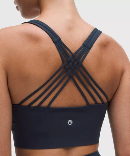 FlexyFlex Strappy Longline Yoga Bra *Light Support, D–DDD Cups