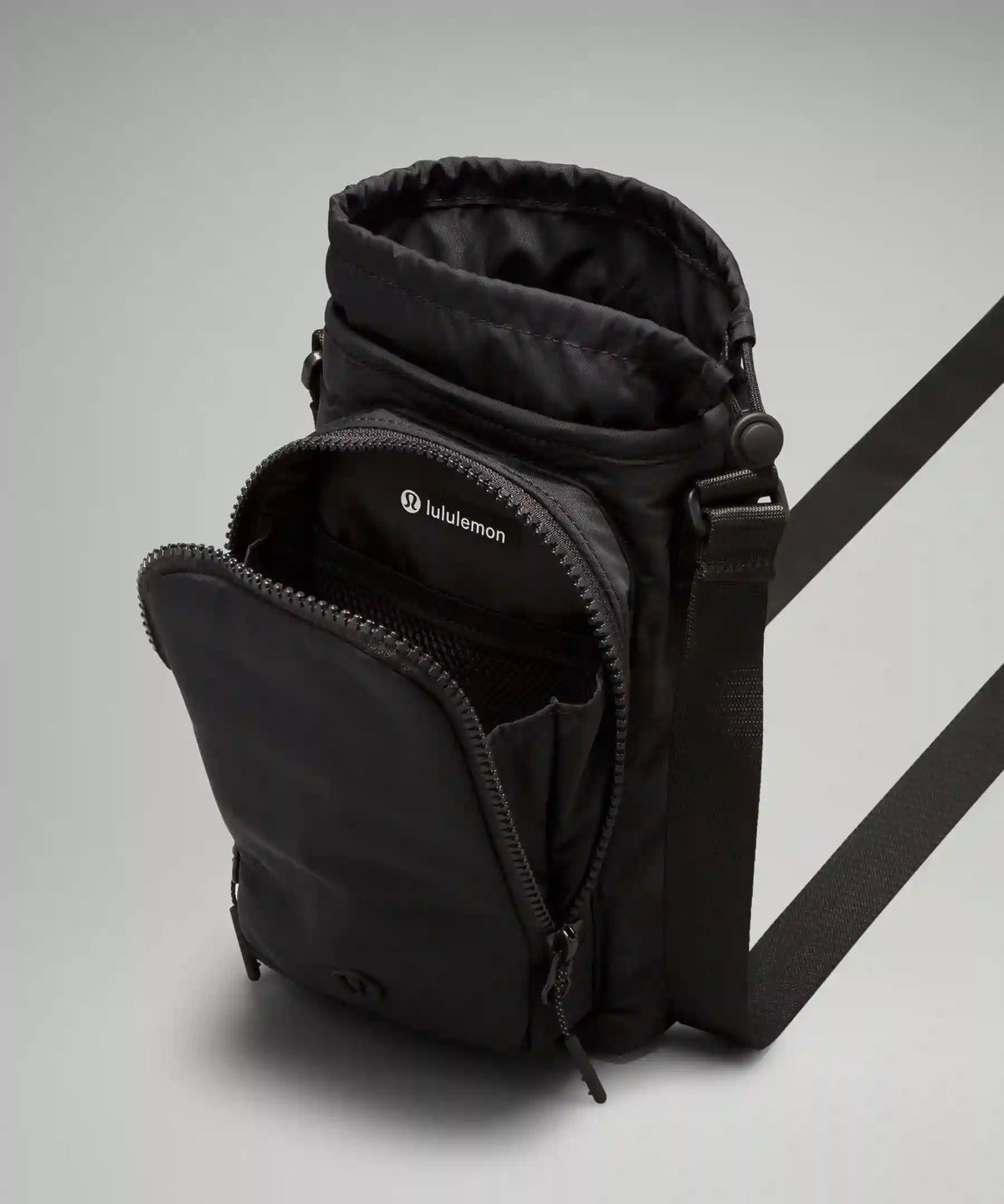 Water Bottle Crossbody with Front Pocket 2L