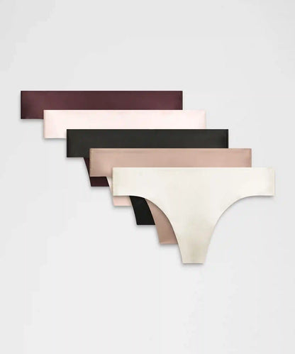 InvisiWear Mid-Rise Thong Underwear *5 Pack