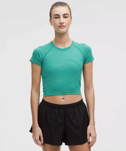 Swiftly Tech Cropped Short-Sleeve Shirt 2.0