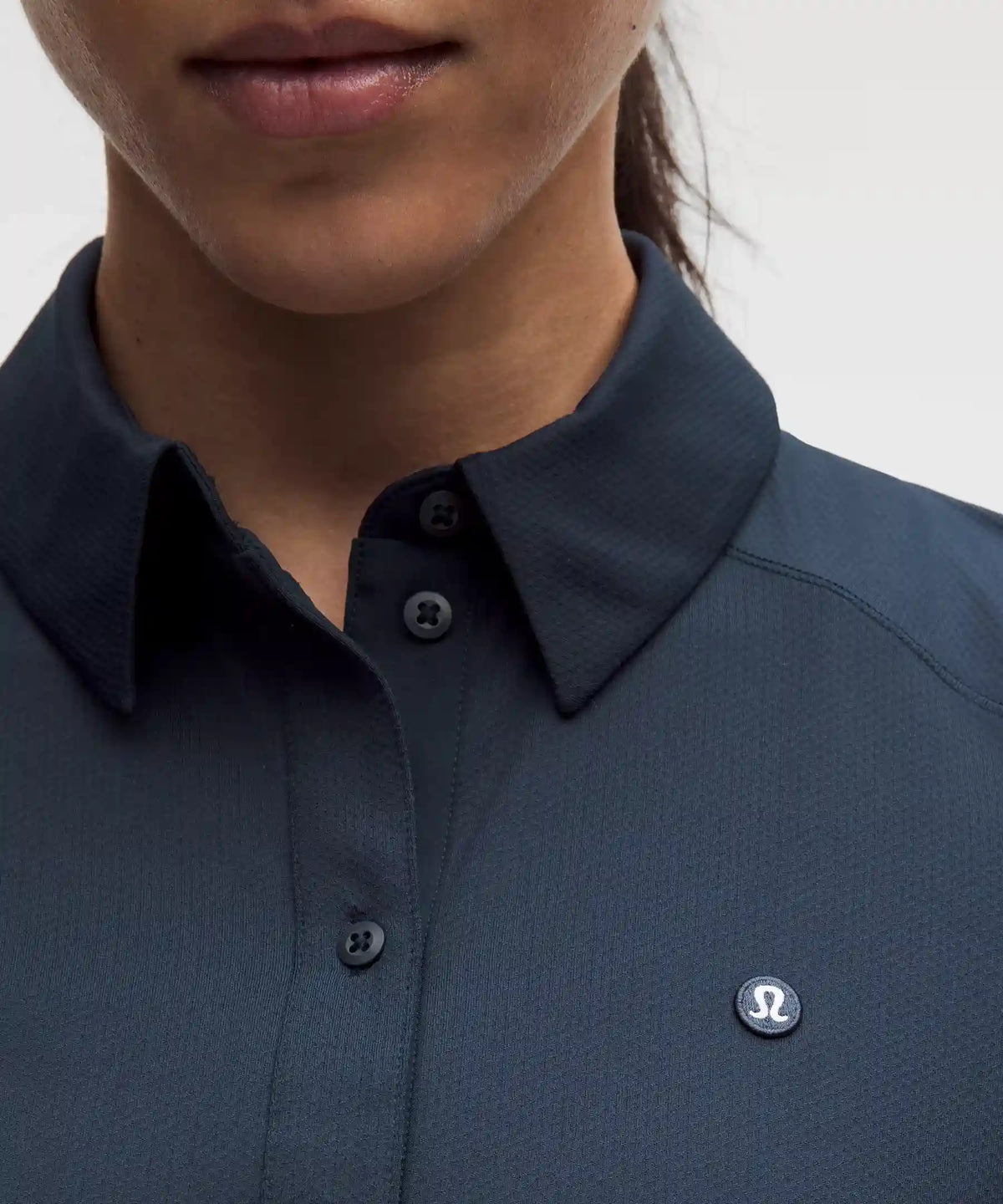 Quick-Dry Short-Sleeve Polo Shirt Straight Hem *Logo
