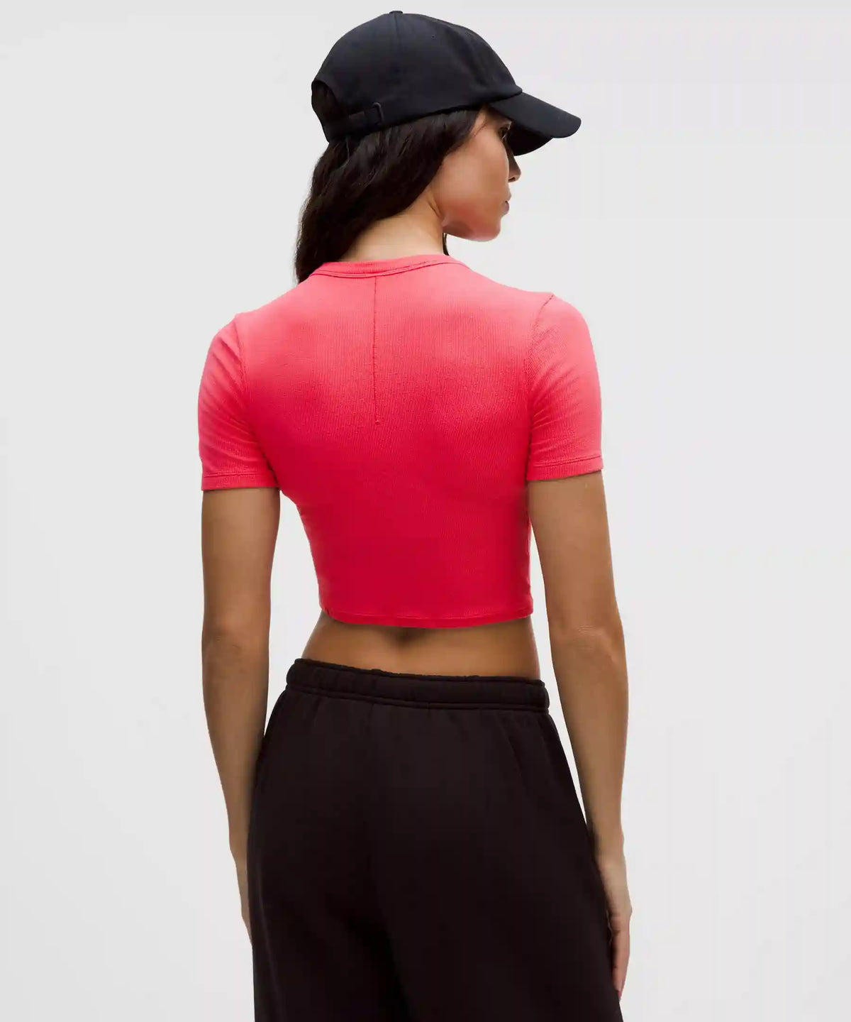 Hold Tight Straight-Hem Cropped T-Shirt