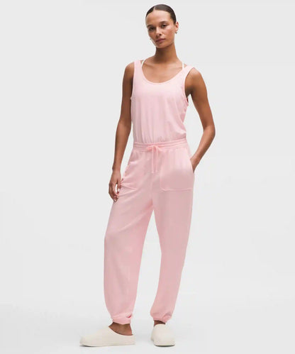 BeCalm Cinch-Waist Jumpsuit