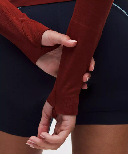 Swiftly Tech Long-Sleeve 2.0 Waist Length *Colour Block