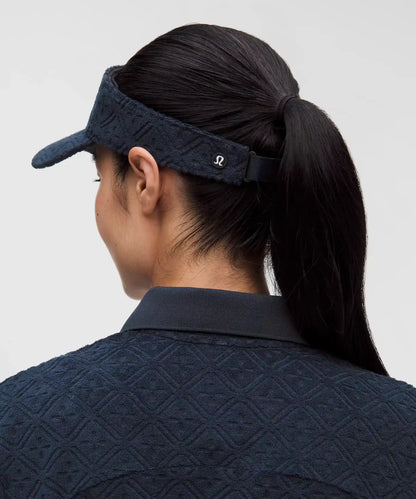Removable Sweatband Terry Jacquard Visor