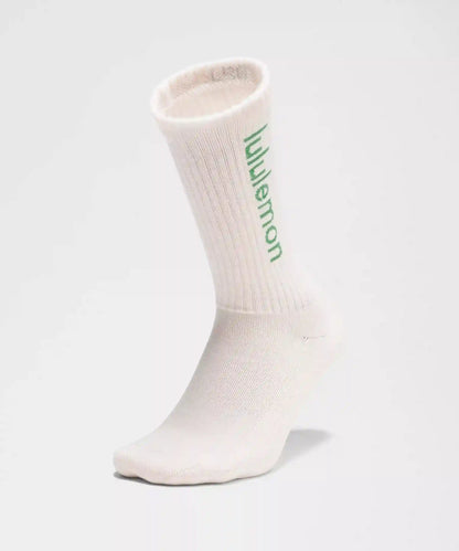 Unisex Daily Essential Crew Socks *Wordmark