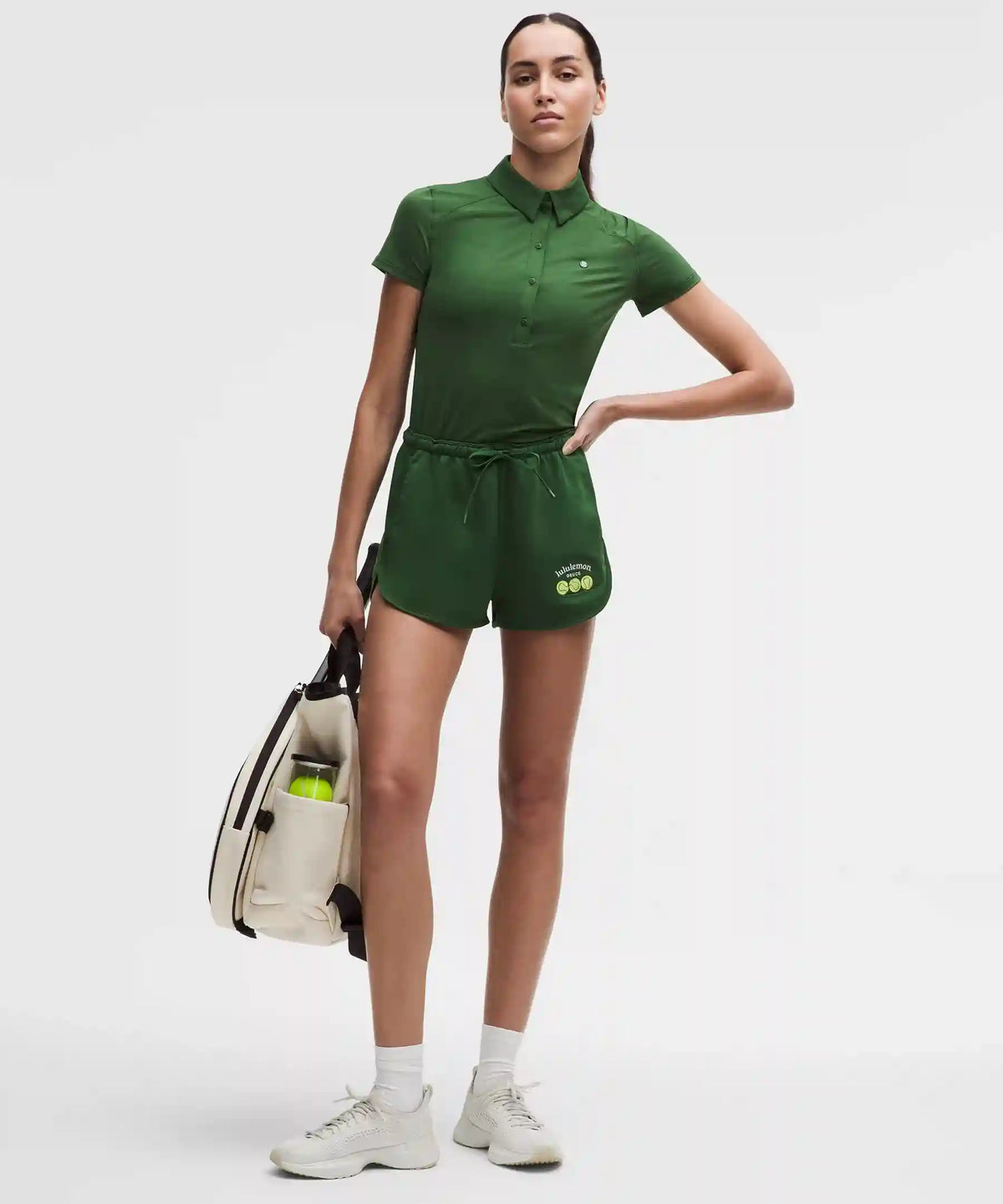 Quick-Dry Short-Sleeve Polo Shirt Straight Hem *Logo