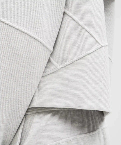 Scuba Oversized Full-Zip Hoodie *Waffle