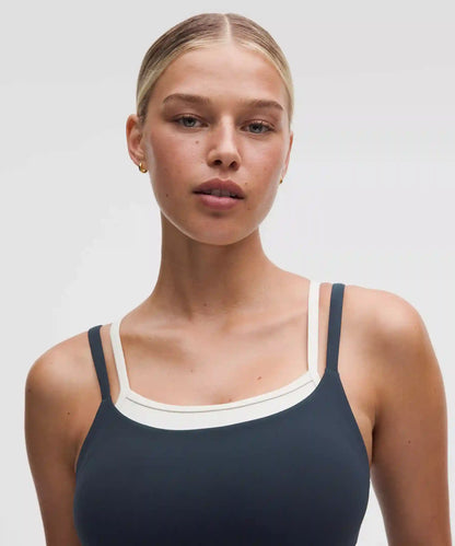 Layered Cami-Strap Bra *Light Support, C/D Cup