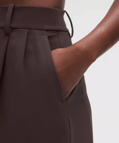 Daydrift Pleated High-Rise Short 7"