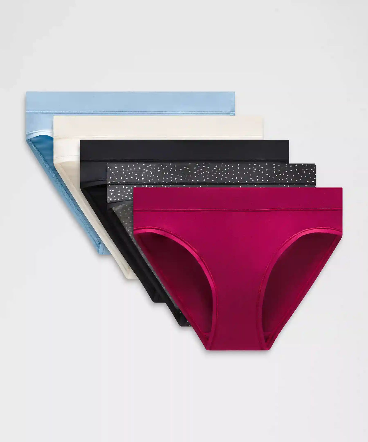 UnderEase Mid-Rise Bikini Underwear *5 Pack