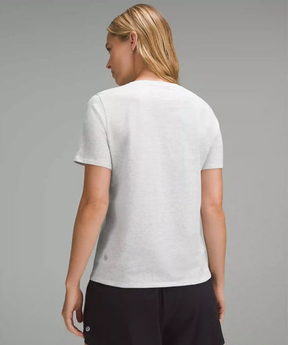 Organic Cotton Straight-Hem Crewneck T-Shirt
