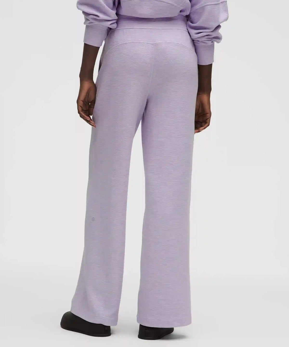 Scuba Mid-Rise Wide-Leg Pant *Waffle