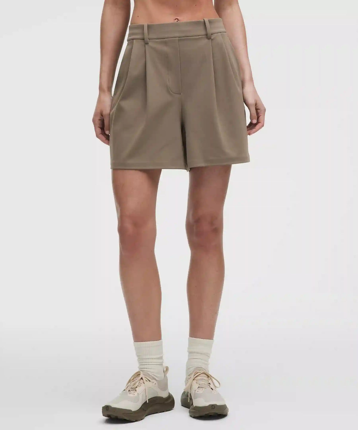 Daydrift Pleated High-Rise Short 5"