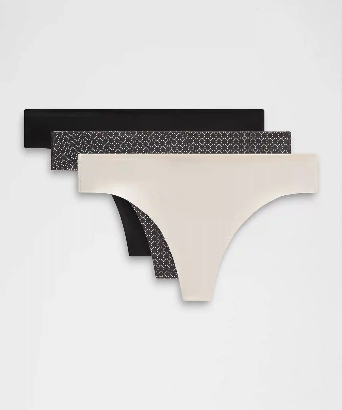InvisiWear Mid-Rise Thong Underwear *3 Pack