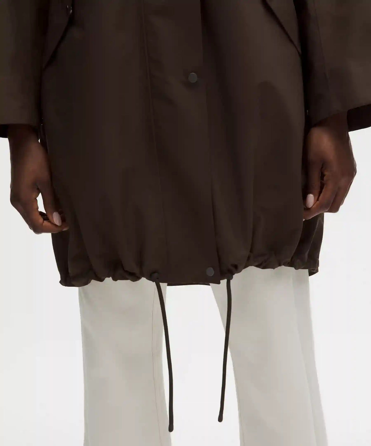 Oversized Cocoon Rain Coat