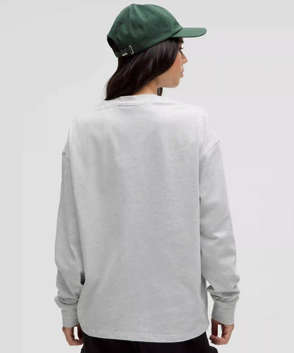 Heavyweight Cotton Crewneck Long-Sleeve Shirt