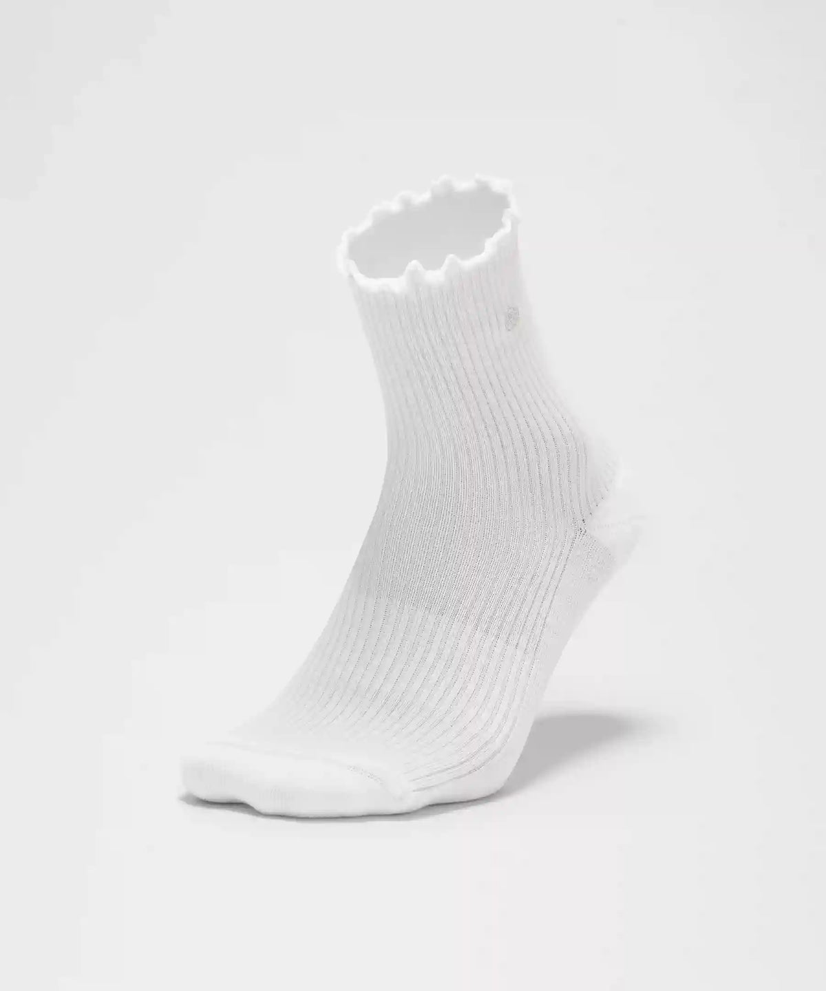 Unisex Lettuce Edge Quarter Socks *3 Pack