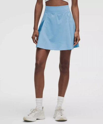 A-Line Side-Pleat Tennis Skirt *Long
