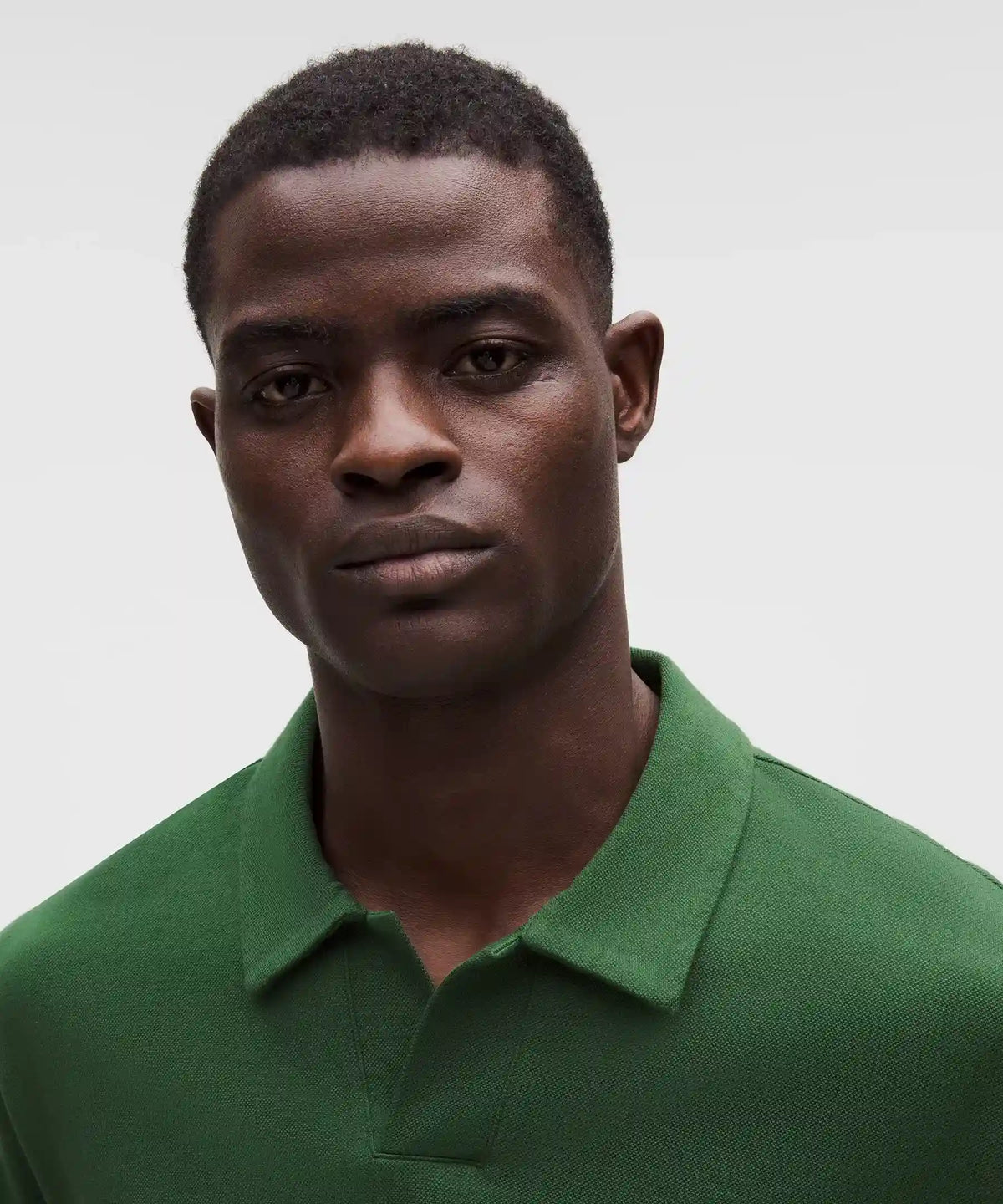 Pique Performer Johnny-Collar Short-Sleeve Shirt
