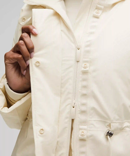 Waterproof Insulated Cinch-Waist Parka
