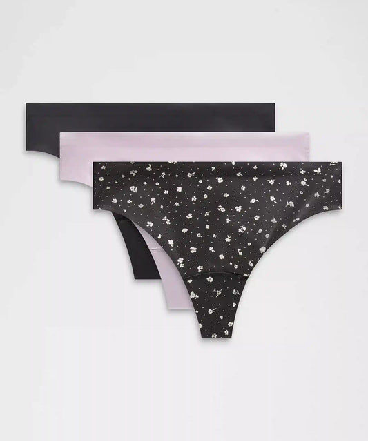Nulu Added Absorbency Extra-High-Rise Thong Underwear *3 Pack
