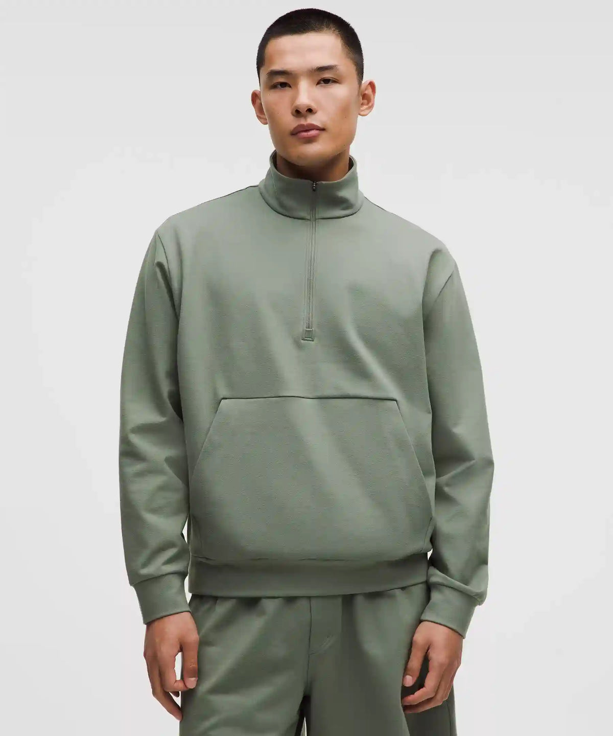 Heavyweight Soft Jersey Half Zip