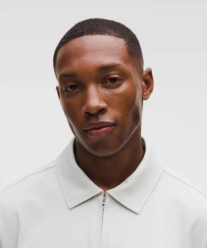 Daydrift Oversized Zip-Neck Polo Shirt
