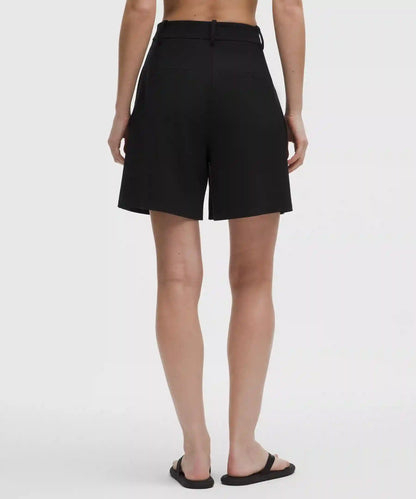 Daydrift Pleated High-Rise Short 7"