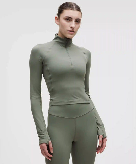 It's Rulu Cropped Half Zip *Updated