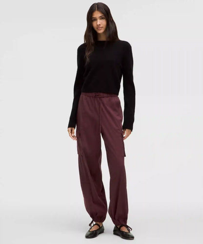Lightweight Adjustable Mid-Rise Cargo Pant