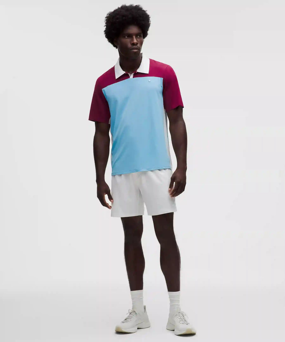 Mesh Pique Tennis Polo Shirt