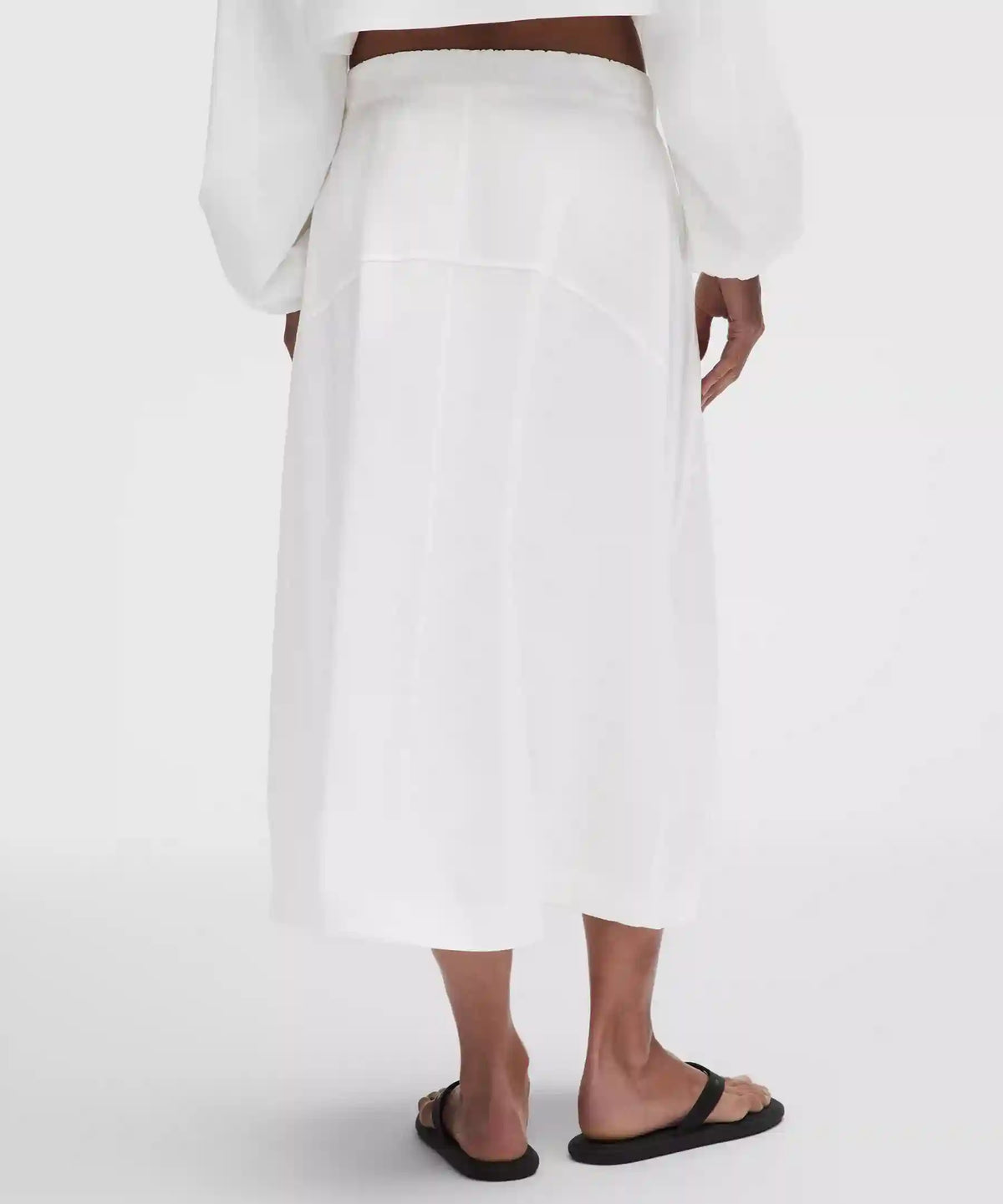 LuluLinen Adjustable-Hem Maxi Skirt