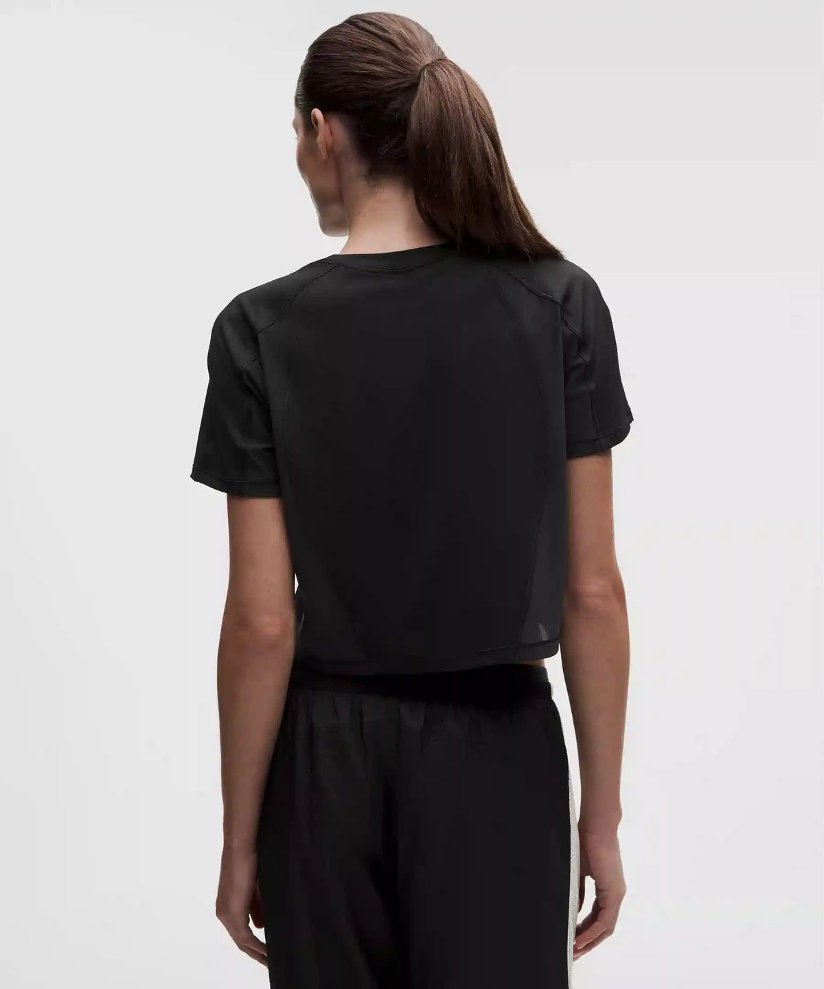 Mesh Panel Training Short-Sleeve Shirt