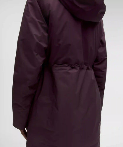 Waterproof Insulated Cinch-Waist Parka
