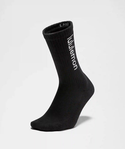 Unisex Daily Essential Crew Socks *Wordmark