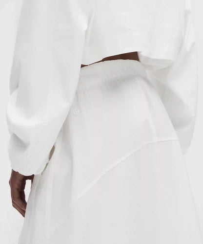 LuluLinen Adjustable-Hem Maxi Skirt