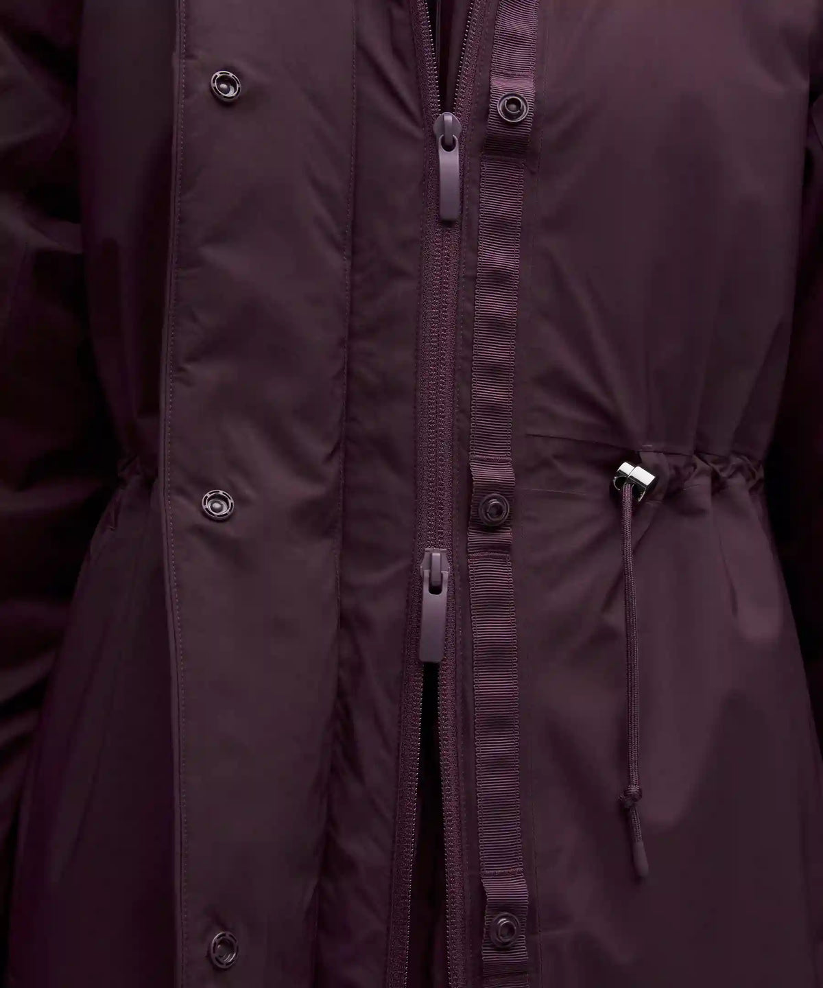 Waterproof Insulated Cinch-Waist Parka