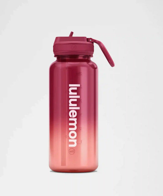Back To Life Clear Bottle 32oz Straw Lid *Ombre