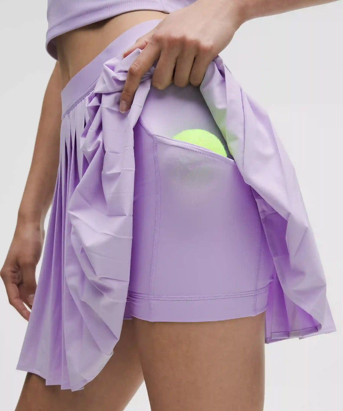High-Rise Pleated Tennis Skirt *Long