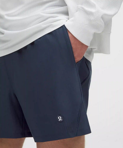 Striped Mesh Tennis Short 5"