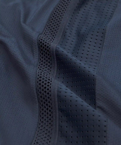 UV-Protective Mesh Panelled Tennis Shirt